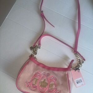 Juicy couture lovers club shoulder bag pink diamond/pink lemonade